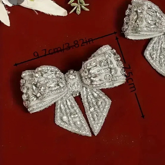 Rhinestone Bows - Picture 2 of 2